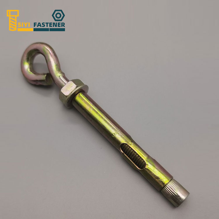 Anchor Lengan berlapis seng keluli karbon dengan kacang kon dan kait O