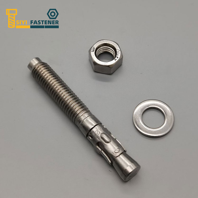 Keluli Tahan Karat 304 Wedge Anchor Nut and Washer
