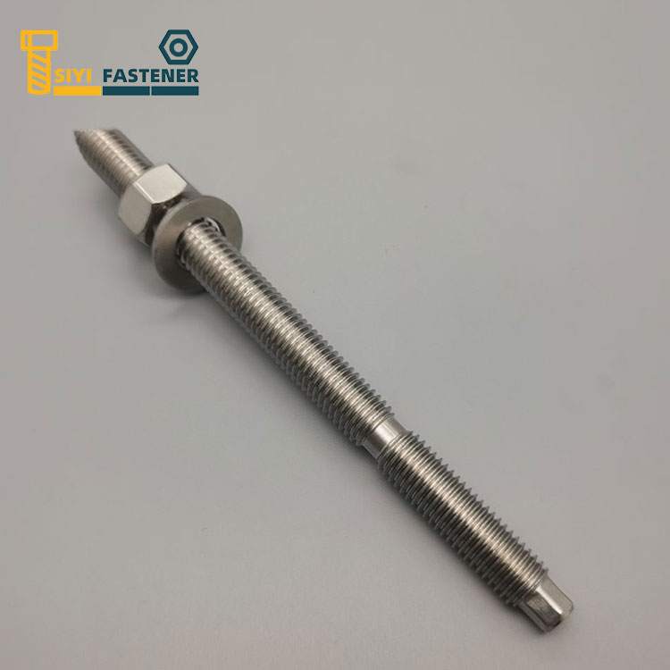 Penanda Kimia Keluli tahan karat dengan Hex Nut dan Washer