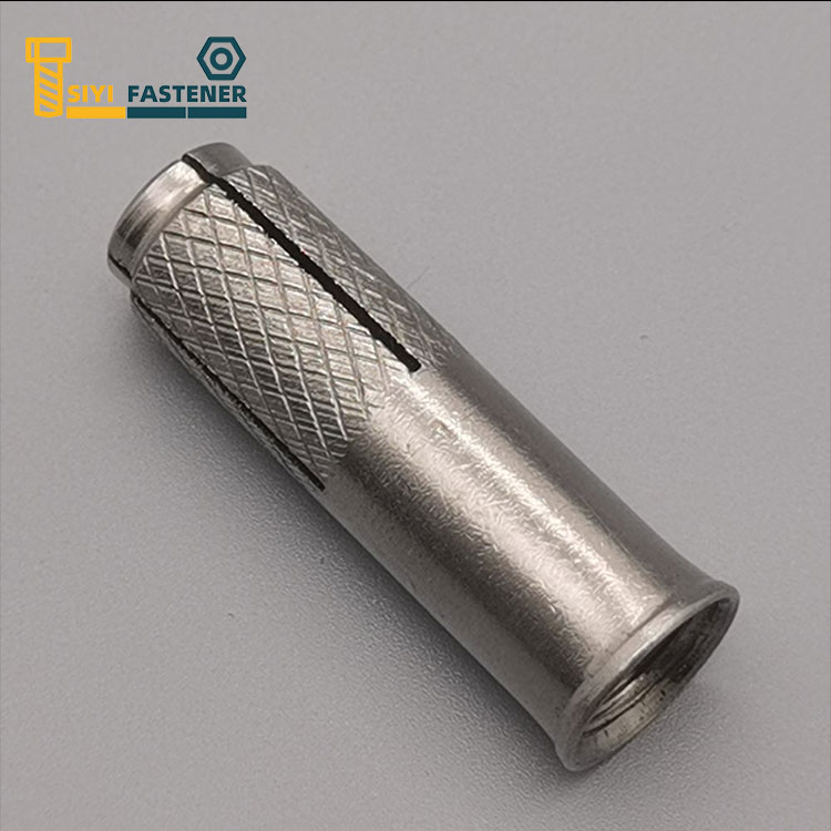 Jatuhan Stainless Steel di Anchor dengan Knurling dan Bibir