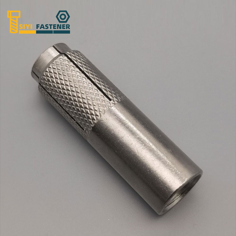 Jatuhan Keluli Tahan Karat di Jangkar dengan Knurling
