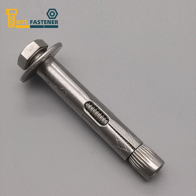 Jangkar Lengan Keluli Tahan Karat dengan Baut Hex dan Nut Konikal
